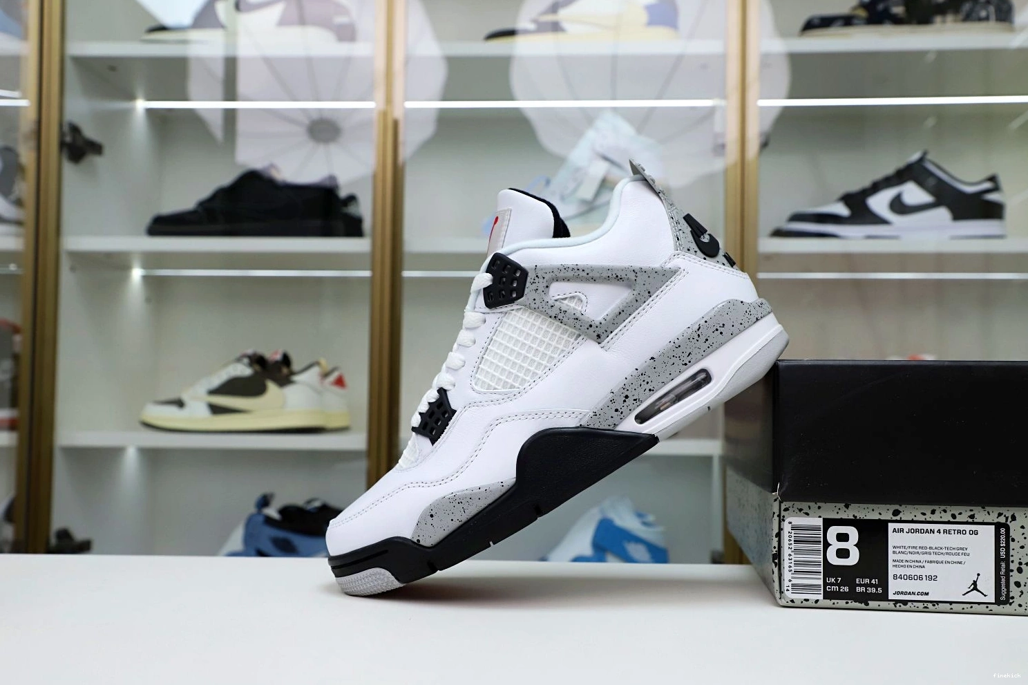 Cement White Retro Air Jordan 4 1029